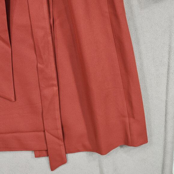 Estelle Georgie Trench Coat 1X 16W Women Ginger Orange Red Pockets EJ231100 NEW - Picture 14 of 16